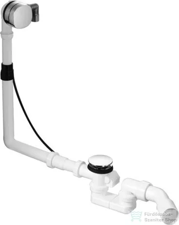 Duravit Quadroval le- és túlfolyógarnitúra kádtöltővel, króm 790294000001000 ( 790294 )