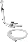 Duravit Accessories Quadroval le- és túlfolyógarnitúra,kádfeltöltővel a lefolyónál,791228000001000