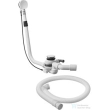   Duravit Accessories Quadroval le- és túlfolyógarnitúra,kádfeltöltővel a lefolyónál,791228000001000