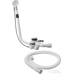  Duravit Accessories Quadroval le- és túlfolyógarnitúra,kádfeltöltővel a lefolyónál,791228000001000