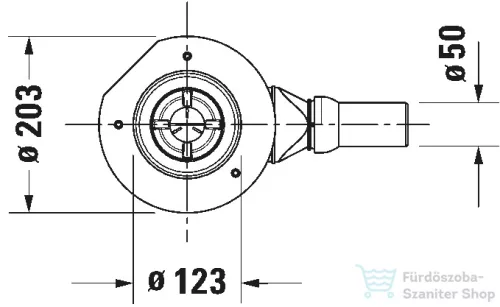 Duravit UNIVERSAL zuhanytálca szifon 90 mm, 791243000000000