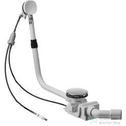   Duravit Accessories Quadroval kádtöltős le- és túlfolyógarnitúra Shower+Bath kádakhoz,791249000001000