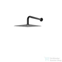   Bugnatese 25x25 cm-es szögletes fejzuhany zuhanykarral,matt fekete 79137NE