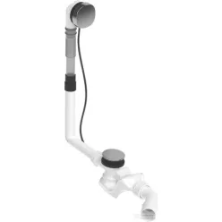   Duravit Accessories Quadroval automata le- és túlfolyógarnitúra,530 mm,792200000001000