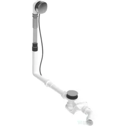  Duravit Quadroval le- és túlfolyógarnitúra, króm 650 mm 792202000001000 (792202)