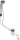 Duravit Quadroval le- és túlfolyógarnitúra, króm 650 mm 792202000001000 (792202)