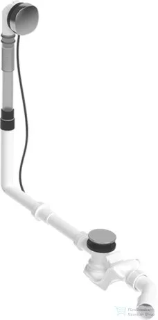 Duravit Quadroval le- és túlfolyógarnitúra, króm 650 mm 792202000001000 (792202)