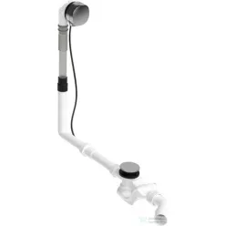   Duravit UNIVERSAL Quadroval automata kád le és túlfolyó kádtöltővel, króm 792203000001000