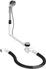 Duravit UNIVERSAL Quadroval automata kád le és túlfolyó, króm 792204000001000