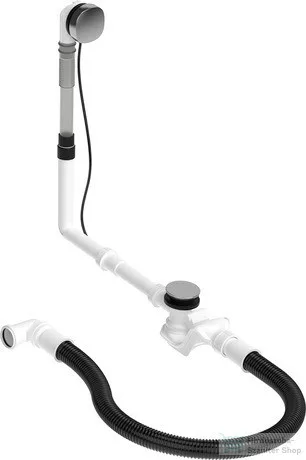 Duravit UNIVERSAL Quadroval automata kád le és túlfolyó, króm 792204000001000