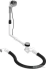 Duravit UNIVERSAL Quadroval automata kád le és túlfolyó kádtöltővel, króm 792205000001000
