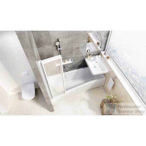 Ravak SUPERNOVA VS3-100 100 cm-es kádparaván,Fehér+rain 795P010041