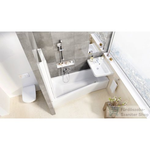 Ravak SUPERNOVA VS3-100 100 cm-es kádparaván,Fehér+rain 795P010041