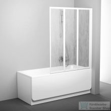   Ravak SUPERNOVA VS3-130 130 cm-es kádparaván,Fehér+grape 795V0100ZG