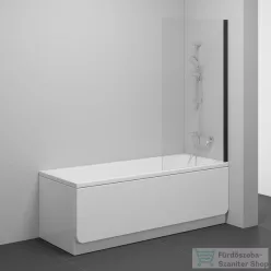   Ravak NEXTY NVS1-80 80 cm-es fix kádparaván,Fekete+transparent 7O840300Z1