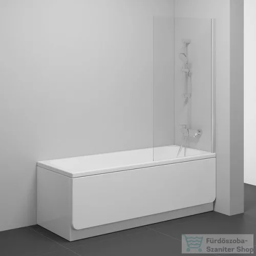 Ravak NEXTY NVS1-80 80 cm-es fix kádparaván,króm+transparent 7O840C00Z1