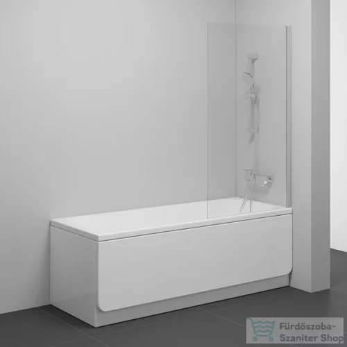 Ravak NEXTY NVS1-80 80 cm-es fix kádparaván,szatén+transparent 7O840U00Z1