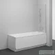Ravak NEXTY NVS1-80 80 cm-es fix kádparaván,szatén+transparent 7O840U00Z1