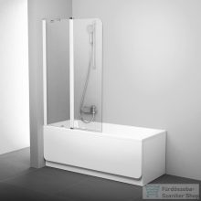   Ravak CHROME CVS2-100 100 cm-es balos kádparaván, fehér+transparent 7QLA0100Z1