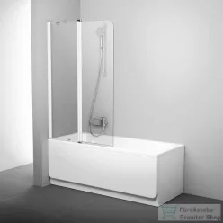   Ravak CHROME CVS2-100 100 cm-es balos kádparaván, fehér+transparent 7QLA0100Z1