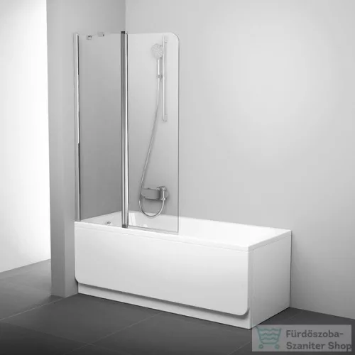 Ravak CHROME CVS2-100 100 cm-es balos kádparaván, króm+transparent 7QLA0C00Z1