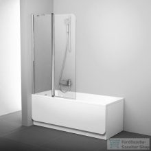   Ravak CHROME CVS2-100 100 cm-es balos kádparaván, szatén+transparent 7QLA0U00Z1