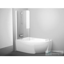   Ravak CVSK1 Rosa 160/170 balos kádparaván, Matt fehér+transparent 7QLS0E00Y1