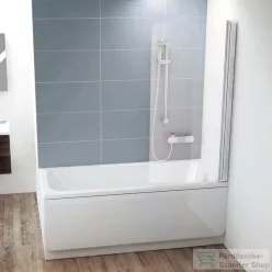   Ravak CHROME CVS1-80 80 cm-es jobbos kádparaván, szatén+transparent 7QR40U00Z1