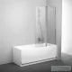 Ravak CHROME CVS2-100 100 cm-es jobbos kádparaván, króm+transparent 7QRA0C00Z1