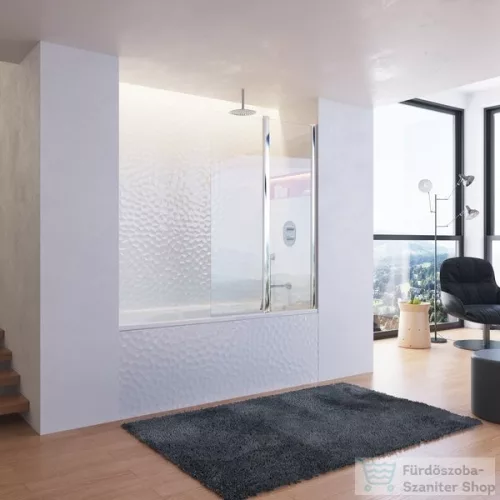 Ravak CHROME CVS2-100 100 cm-es jobbos kádparaván, króm+transparent 7QRA0C00Z1