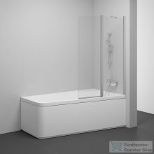   Ravak 10° 10CVS2-100 99 cm széles jobbos kádparaván, szatén+transparent 7QRA0U03Z1