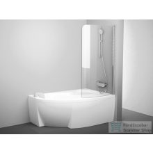   Ravak CVSK1 Rosa 160/170 jobbos kádparaván, Króm+transparent 7QRS0C00Y1