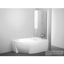   Ravak CVSK1 Rosa 160/170 jobbos kádparaván, Matt fehér+transparent 7QRS0E00Y1