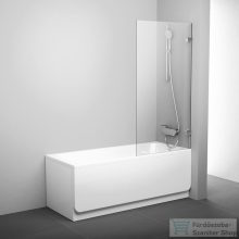   Ravak Brilliant BVS1-80 80 cm-es fix kádparaván zsanérok (B-SET) nélkül, króm+transparent 7U840A00Z1