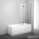 Ravak Brilliant BVS2-100 100 cm-es jobbos kádparaván fix+nyíló zsanérok (B-SET) nélkül, króm+transparent 7UPA0A00Z1