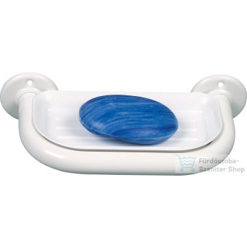 AQUALINE WHITE LINE szappantartó, fehér (8006)