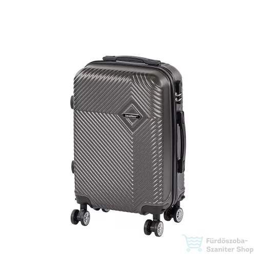 Leziter TraveLux Pro kabinbőrönd keményfedeles levehető kerékkel 50x40x20 cm szürke 8016-GR20