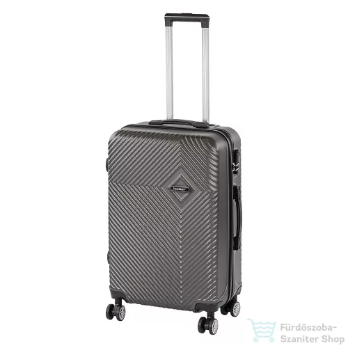 Leziter TraveLux Pro közepes bőrönd keményfedeles 68x45x25 cm szürke 8016-GR24