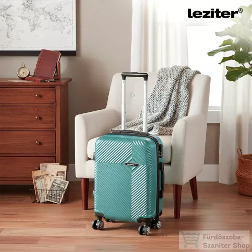 Leziter TraveLux Pro kézipoggyász keményfedeles levehető kerékkel 40x30x20 cm lagúnakék 8016-LK16