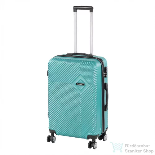 Leziter TraveLux Pro közepes bőrönd keményfedeles 68x45x25 cm lagúnakék 8016-LK24
