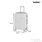 Leziter TraveLux Pro nagy bőrönd keményfedeles 76x50x29 cm lagúnakék 8016-LK28