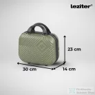 Leziter TraveLux Pro neszeszer keményfedeles 23x30x14 cm olajzöld 8016-OG12