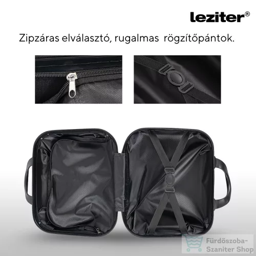 Leziter TraveLux Pro neszeszer keményfedeles 23x30x14 cm olajzöld 8016-OG12