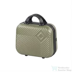   Leziter TraveLux Pro kézi bőrönd keményfedeles 28x36x16 cm olajzöld 8016-OG14
