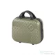 Leziter TraveLux Pro kézi bőrönd keményfedeles 28x36x16 cm olajzöld 8016-OG14