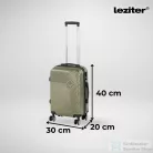 Leziter TraveLux Pro kézipoggyász keményfedeles levehető kerékkel 40x30x20 cm olajzöld 8016-OG16