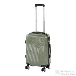   Leziter TraveLux Pro kabinbőrönd keményfedeles levehető kerékkel 50x40x20 cm olajzöld 8016-OG20