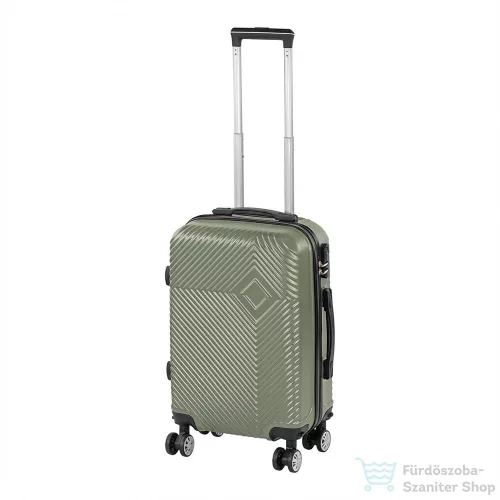 Leziter TraveLux Pro kabinbőrönd keményfedeles levehető kerékkel 50x40x20 cm olajzöld 8016-OG20