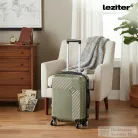Leziter TraveLux Pro kabinbőrönd keményfedeles levehető kerékkel 50x40x20 cm olajzöld 8016-OG20
