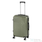 Leziter TraveLux Pro közepes bőrönd keményfedeles 68x45x25 cm olajzöld 8016-OG24